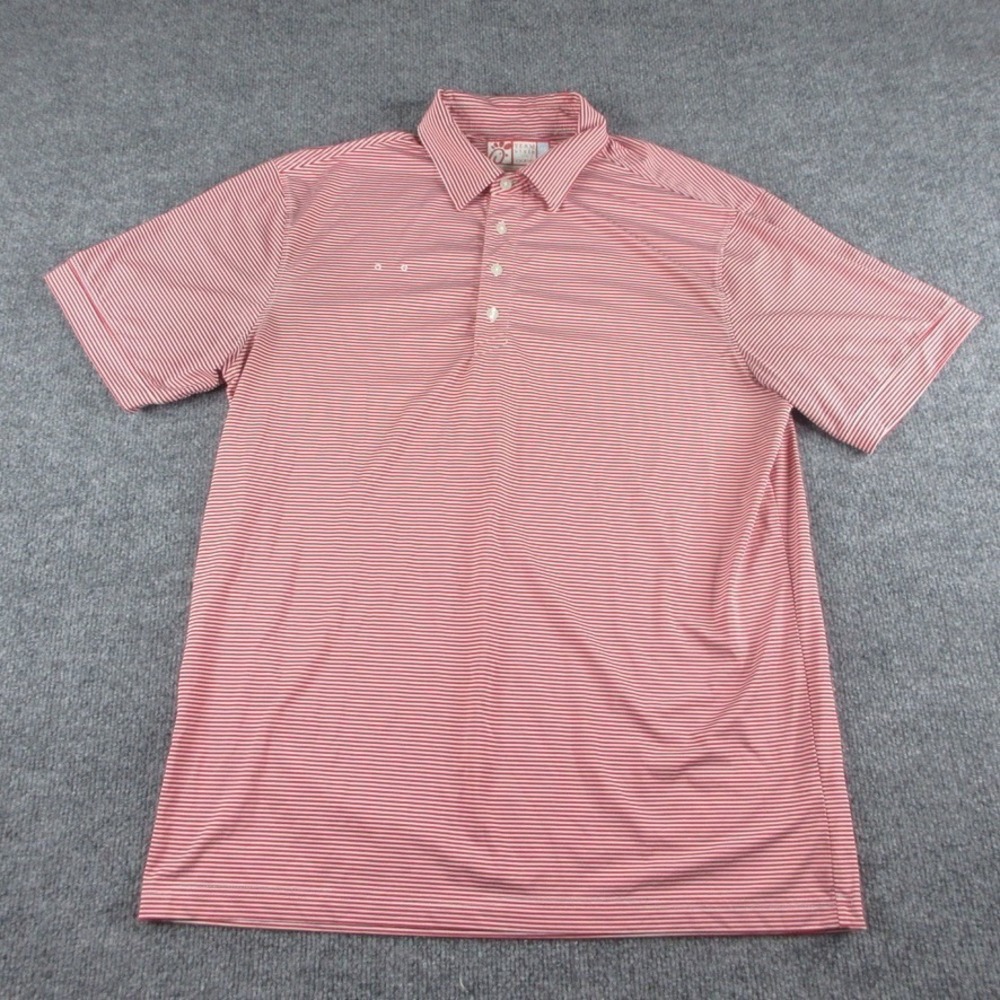 Chick Fil A Polo Shirt Adult M Red Button Up Hydrochill Employee Oobe Mens